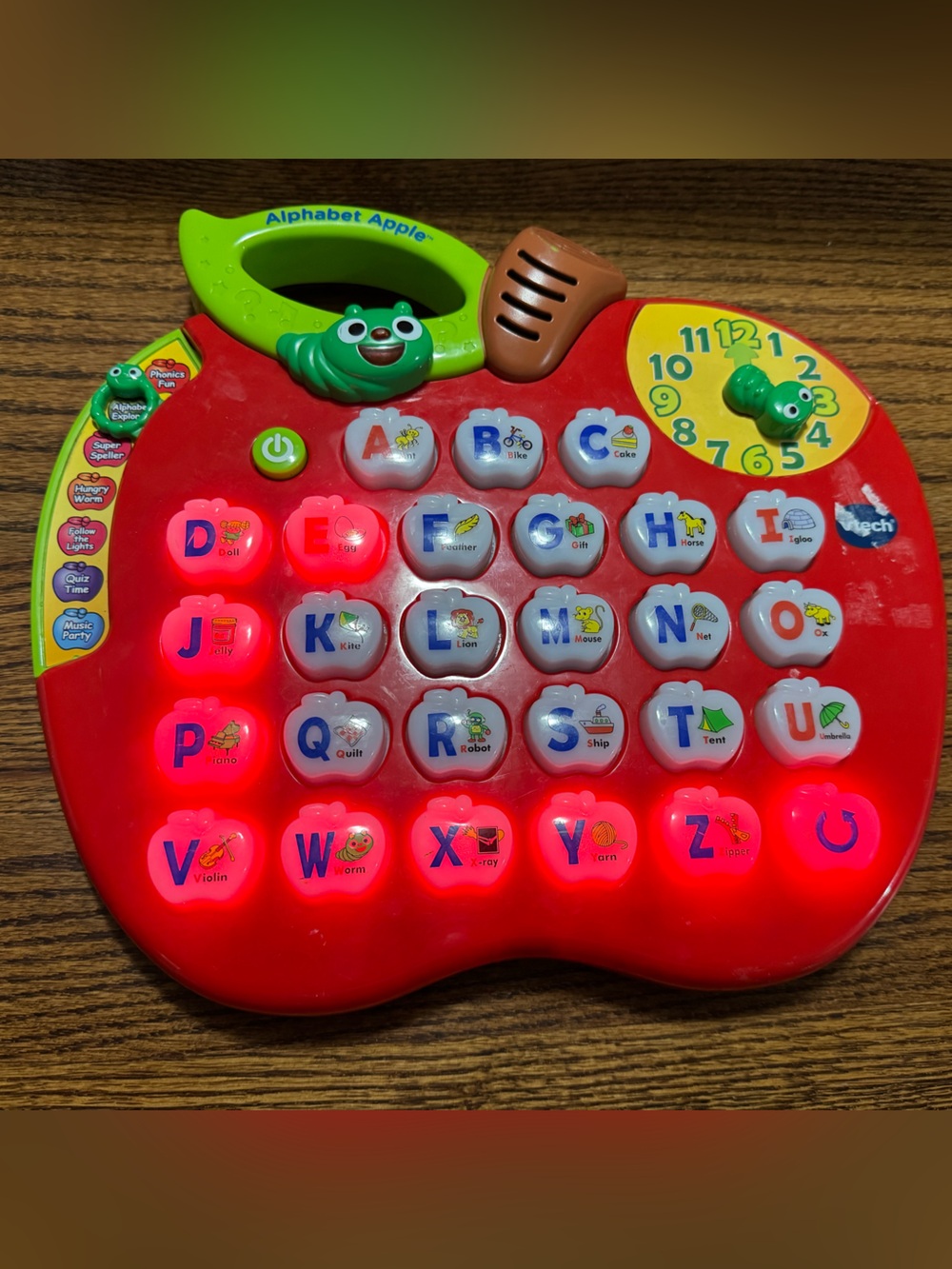 Vtech Alphabet Apple Learning Toy - Red and Green